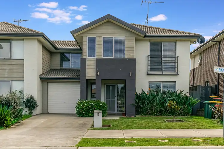 Main view of Homely semi-detached listing, 15 Bandara Circuit, Spring Farm NSW 2570