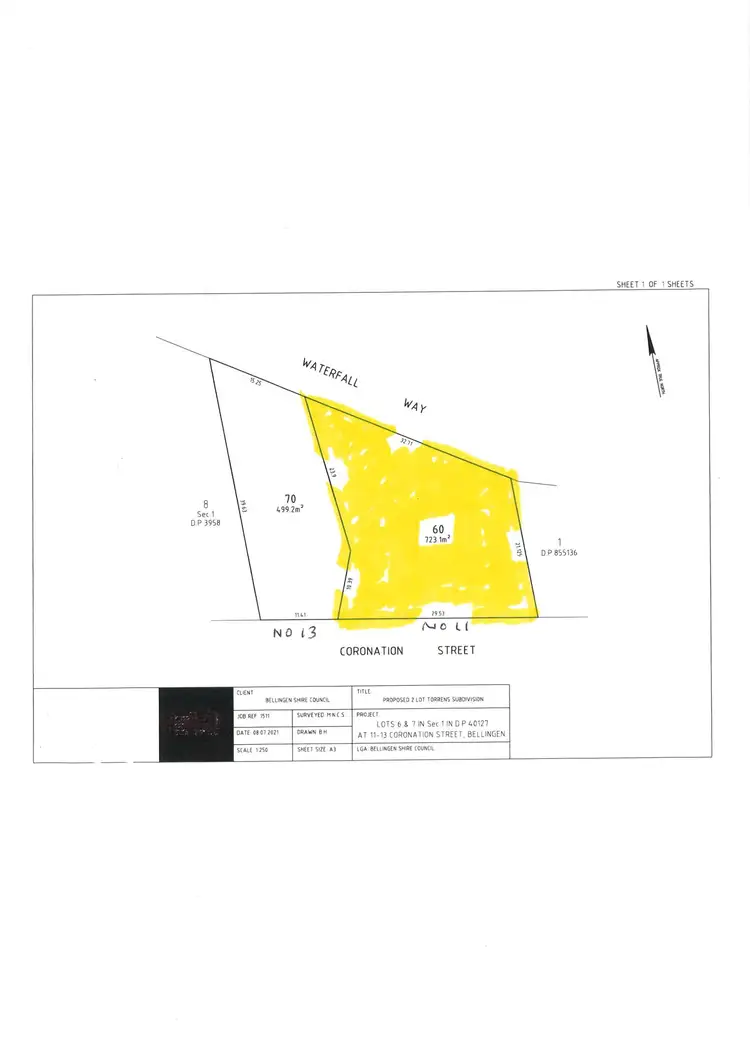 Third view of Homely land listing, 11-13 Coronation Street, Bellingen NSW 2454