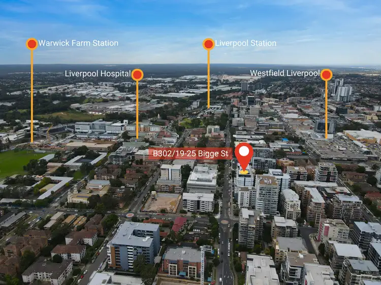 Sixth view of Homely unit listing, B 302/25 Bigge Street, Liverpool NSW 2170