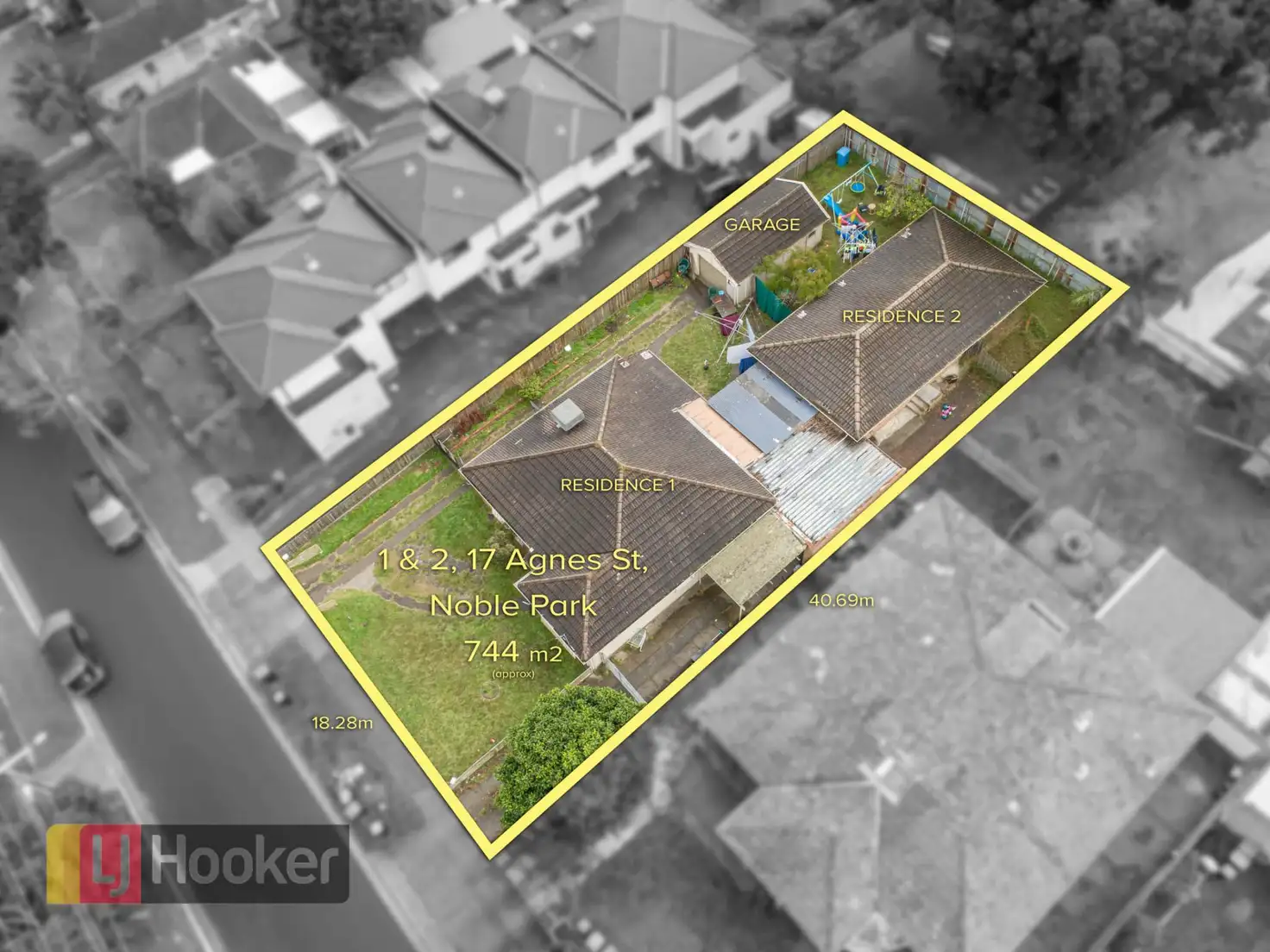 Main view of Homely house listing, 1&2/17 Agnes Street, Noble Park VIC 3174