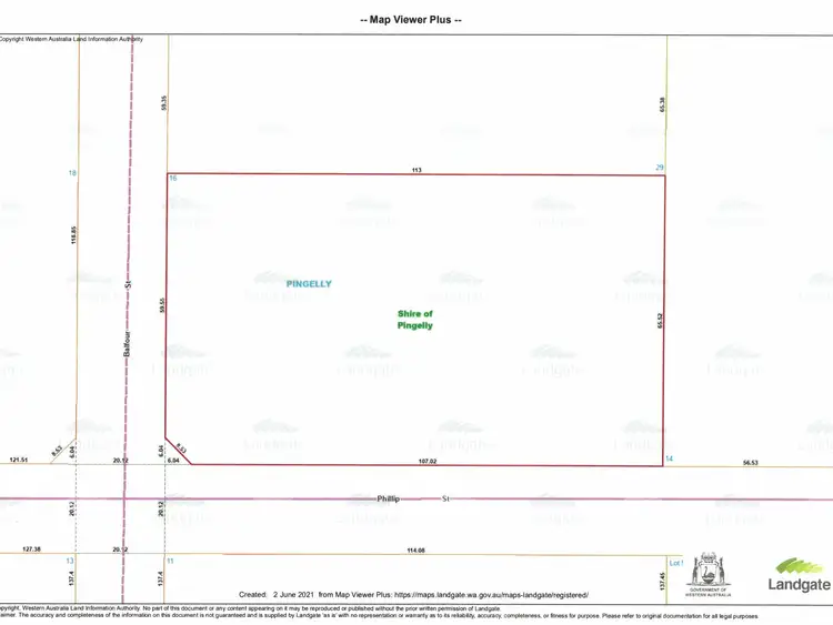 Second view of Homely land listing, 16 Phillip Street, Pingelly WA 6308