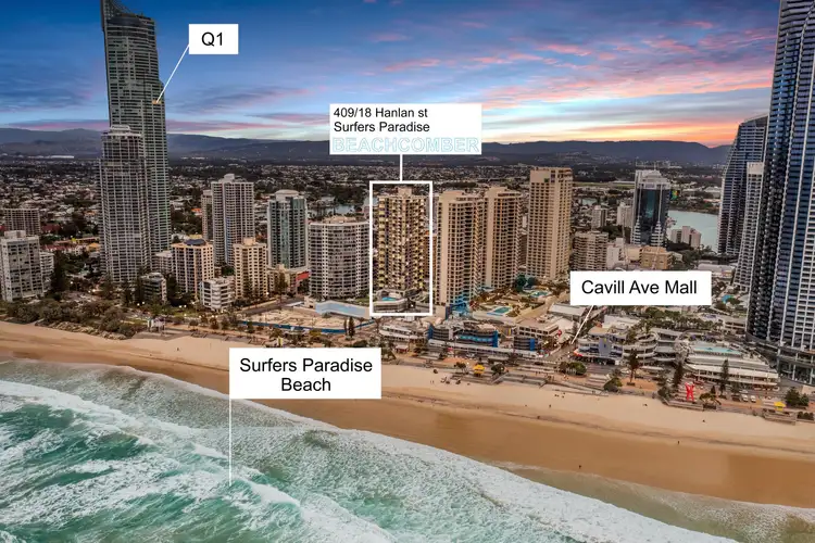 Main view of Homely unit listing, 409/18 Hanlan Street, Surfers Paradise QLD 4217