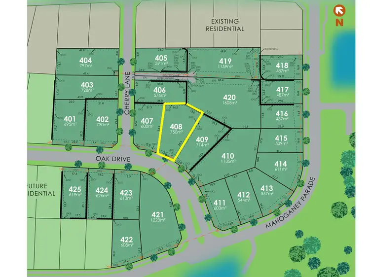 Lot 408 Oak Drive, Eastwood Estate, Goonellabah NSW 2480