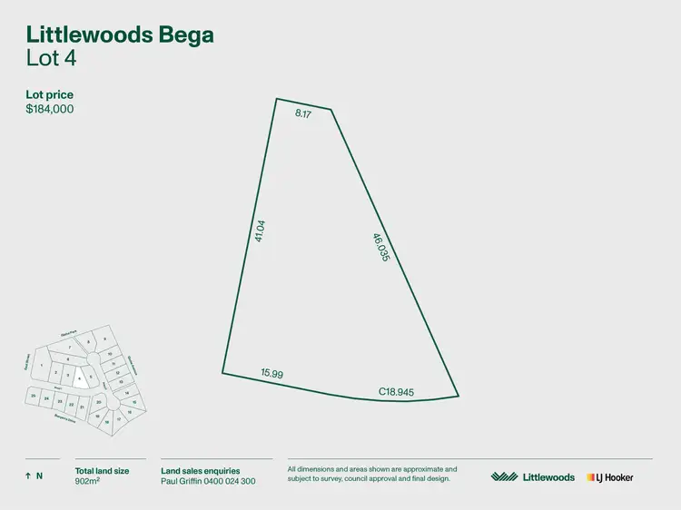 Lot 4 Littlewoods Estate, Bega NSW 2550