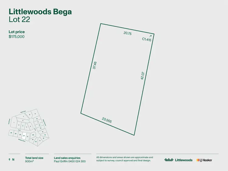 Lot 22 Littlewoods Estate, Bega NSW 2550