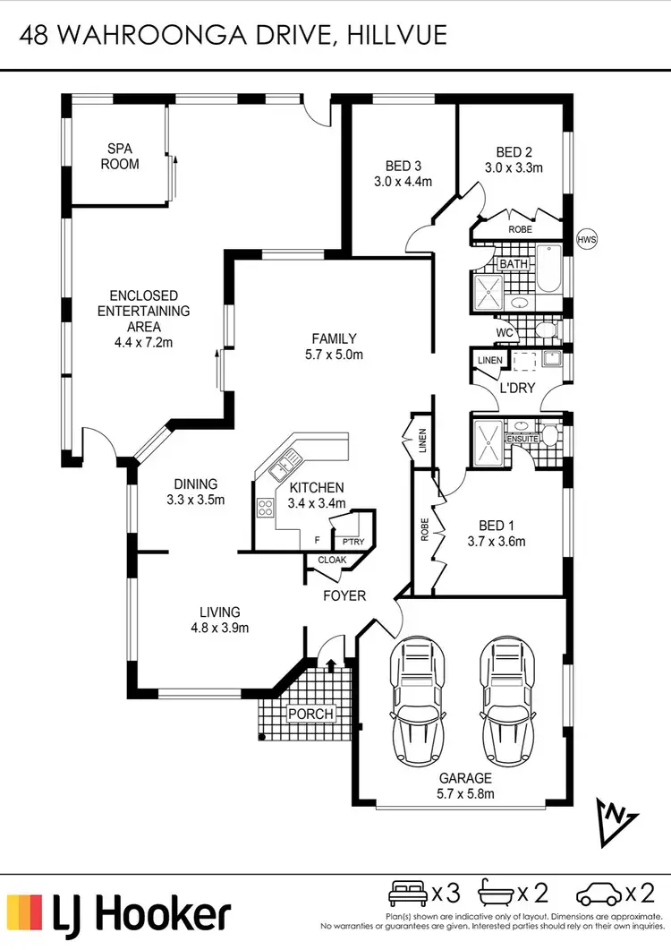 Second view of Homely house listing, 48 Wahroonga Drive, Hillvue NSW 2340