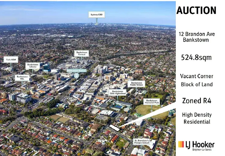 Main view of Homely land listing, 12 Brandon Ave, Bankstown NSW 2200