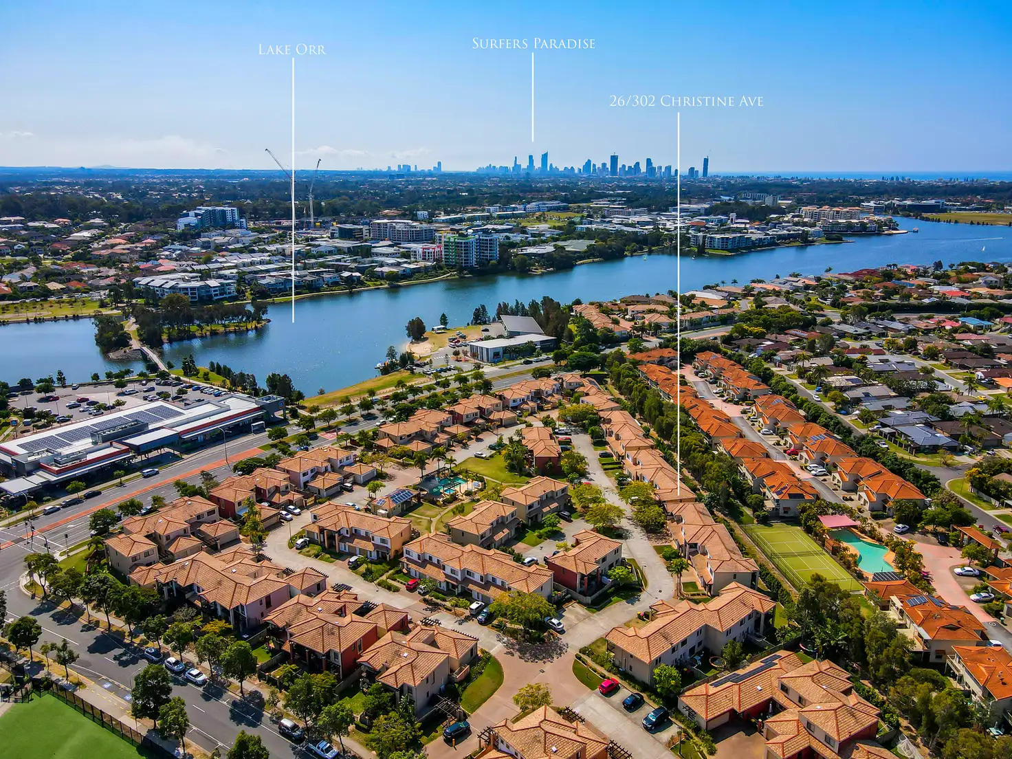 Main view of Homely townhouse listing, 26/302 Christine Avenue, Varsity Lakes QLD 4227