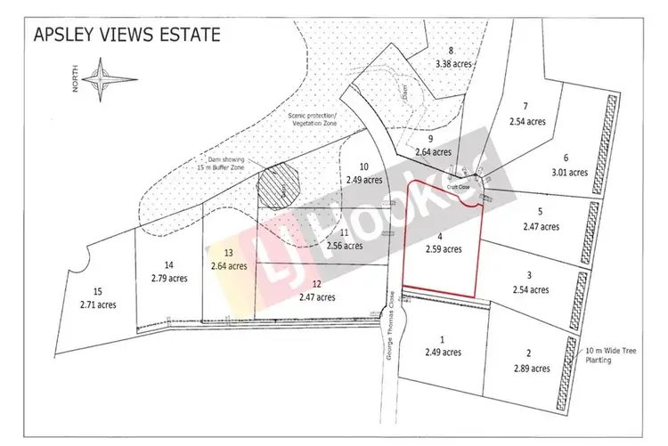Fifth view of Homely land listing, Lot 4 George Thomas Close, The Lagoon NSW 2795