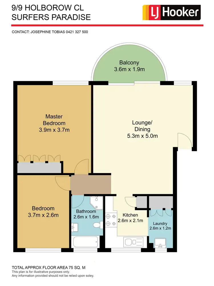 Second view of Homely apartment listing, Unit 9/9 Holborow Close, Surfers Paradise QLD 4217