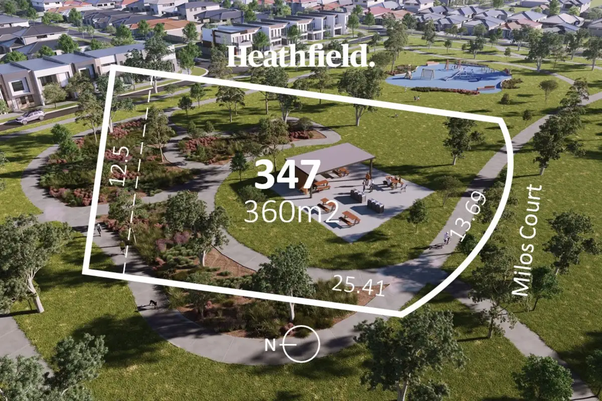 Main view of Homely land listing, Lot 347 Milos Court, Fraser Rise VIC 3336