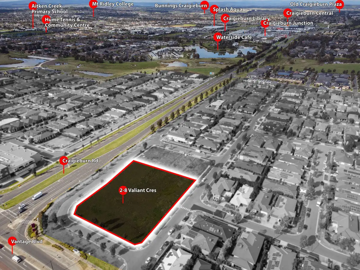 Main view of Homely land listing, 2-8 Valiant Crescent, Craigieburn VIC 3064