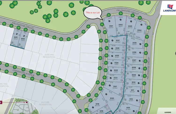 Main view of Homely land listing, 106 Fieldhouse Circuit, Campbelltown NSW 2560