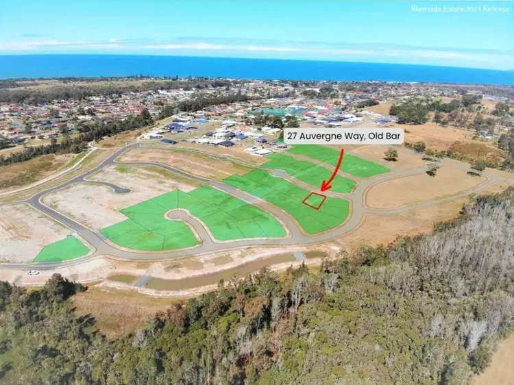 Main view of Homely land listing, 27 Auvergne Way (Lot 171), Riverside Estate, Old Bar NSW 2430