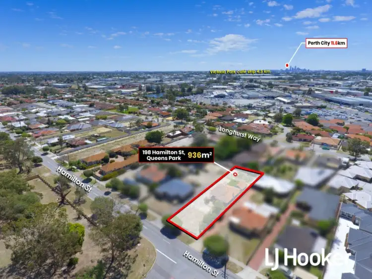 Third view of Homely land listing, 198 Hamilton Street, Queens Park WA 6107