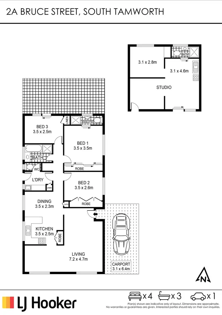 Third view of Homely house listing, 2a Bruce Street, Tamworth NSW 2340