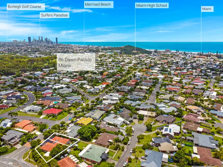 Main view of Homely semi-detached listing, 1 or 2/86 Dawn Parade, Miami QLD 4220