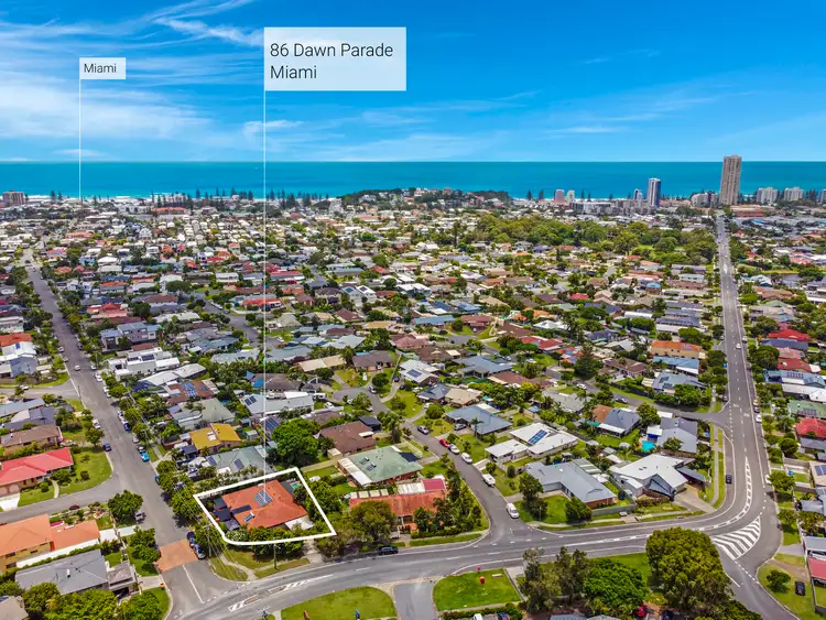 Second view of Homely semi-detached listing, 2/86 Dawn Parade, Miami QLD 4220