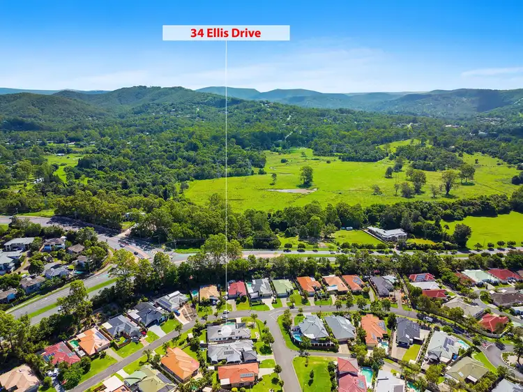 Second view of Homely house listing, 34 Ellis Drive, Mudgeeraba QLD 4213