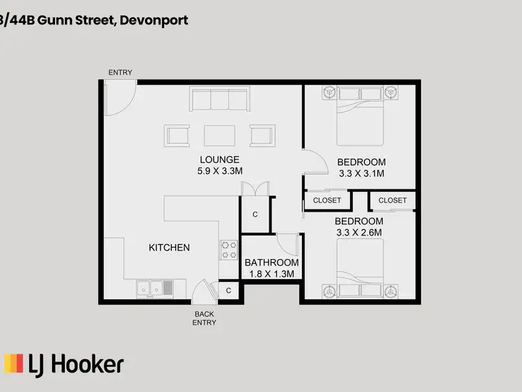 Seventh view of Homely unit listing, 3/44B Gunn Street, Devonport TAS 7310