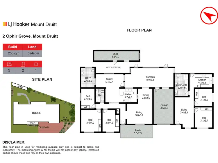 Third view of Homely house listing, 2 & 2A Ophir Grove, Mount Druitt NSW 2770