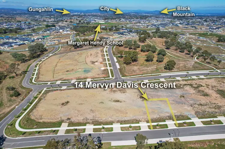 Second view of Homely land listing, 14 Mervyn Davis Crescent, Taylor ACT 2913