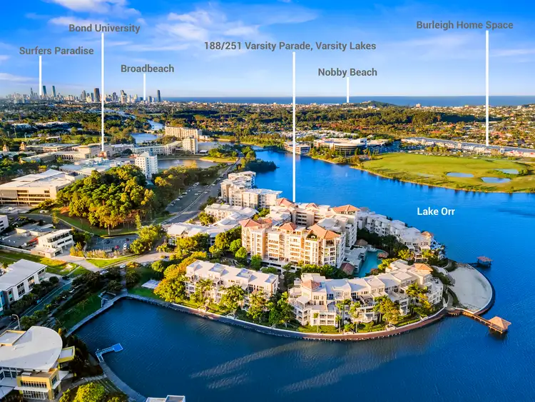 Second view of Homely apartment listing, 188/251 Varsity Parade, Varsity Lakes QLD 4227