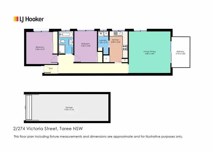 Fourth view of Homely apartment listing, 2/274 Victoria Street, Taree NSW 2430