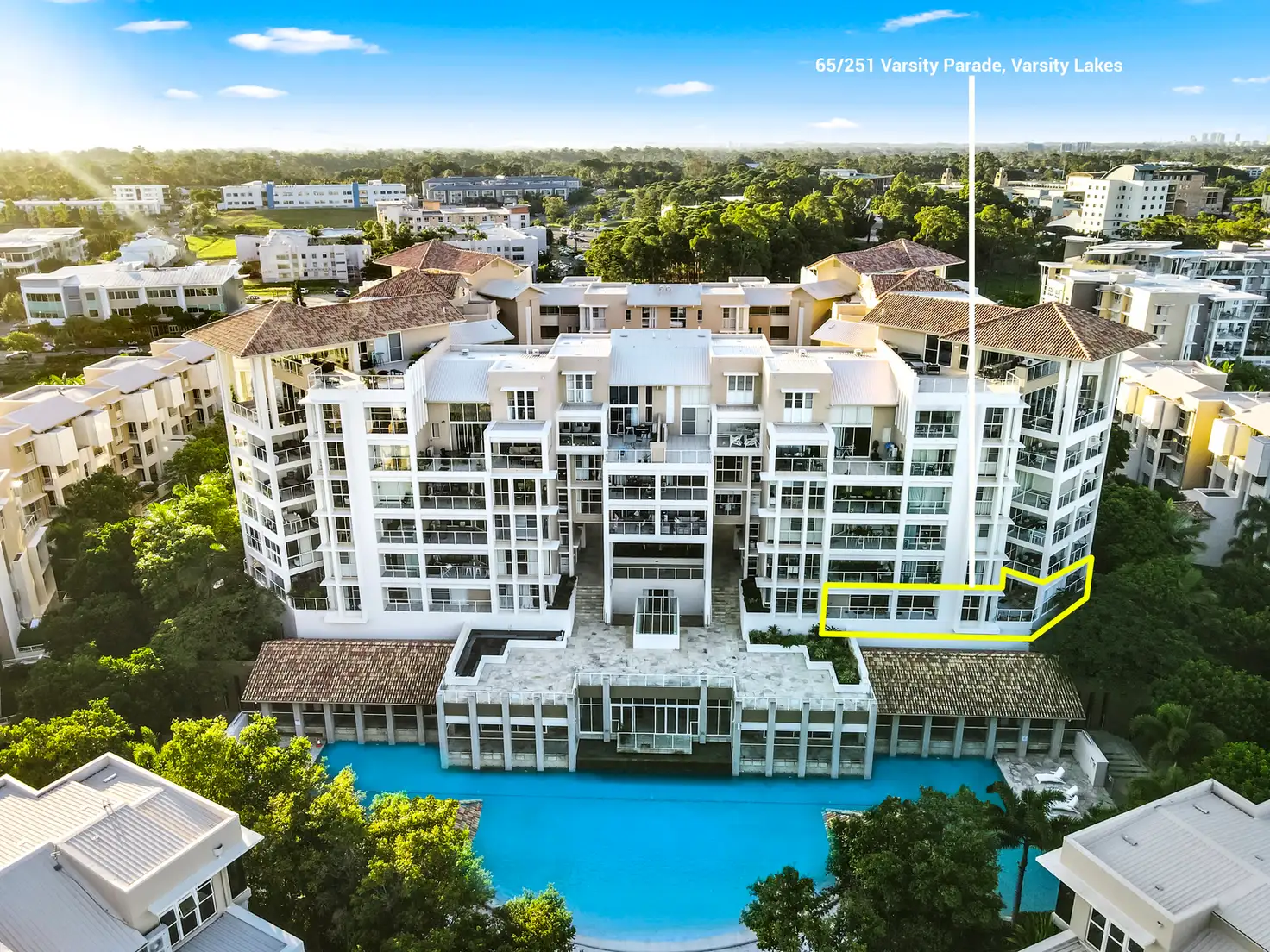 Main view of Homely unit listing, 65/251 Varsity Parade, Varsity Lakes QLD 4227