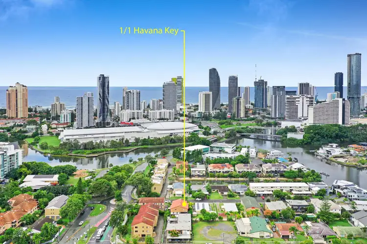 Second view of Homely semi-detached listing, 1/1 Havana Key, Broadbeach Waters QLD 4218