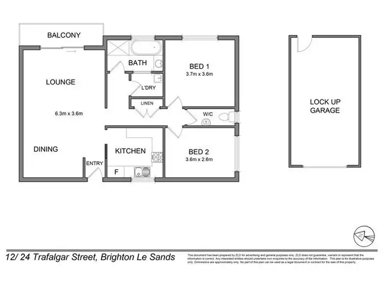Seventh view of Homely unit listing, 12/24 Trafalgar Street, Brighton-le-sands NSW 2216