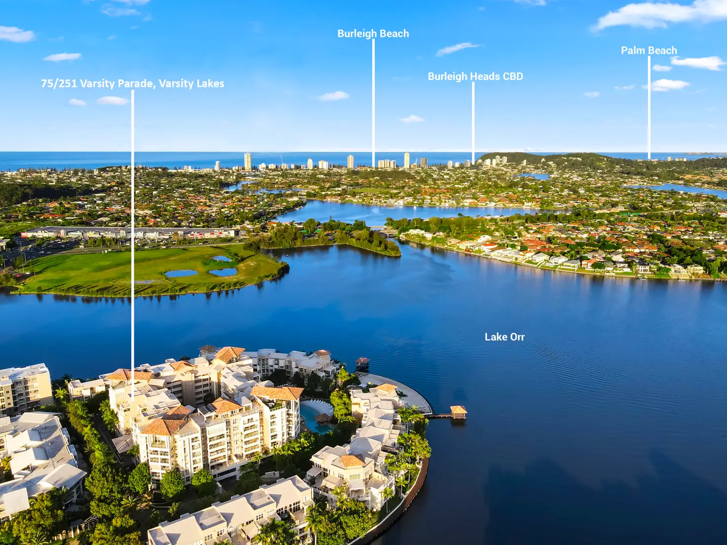 Main view of Homely apartment listing, 75/251 Varsity Parade, Varsity Lakes QLD 4227