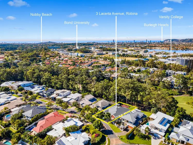 Second view of Homely house listing, 3 Lacerta Avenue, Robina QLD 4226