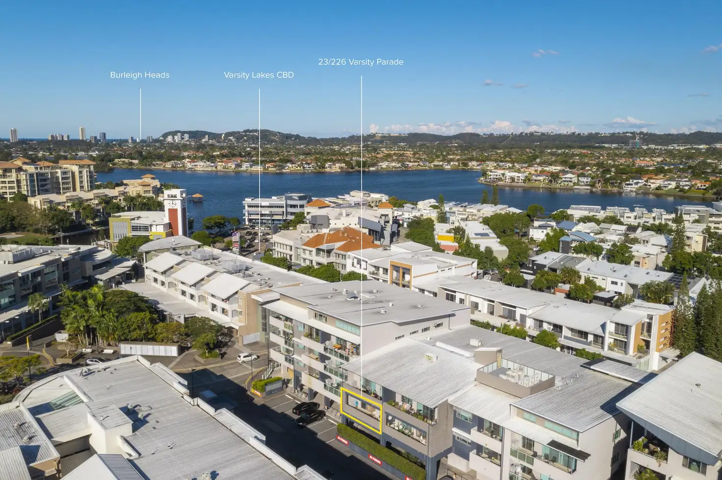 Main view of Homely unit listing, 23/226 Varsity Parade, Varsity Lakes QLD 4227