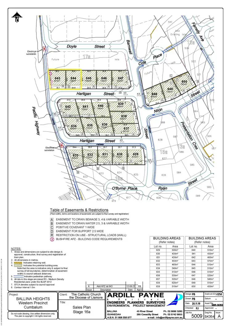 Third view of Homely land listing, Lot 644 Hartigan Street 'Stage 16a', Cumbalum NSW 2478