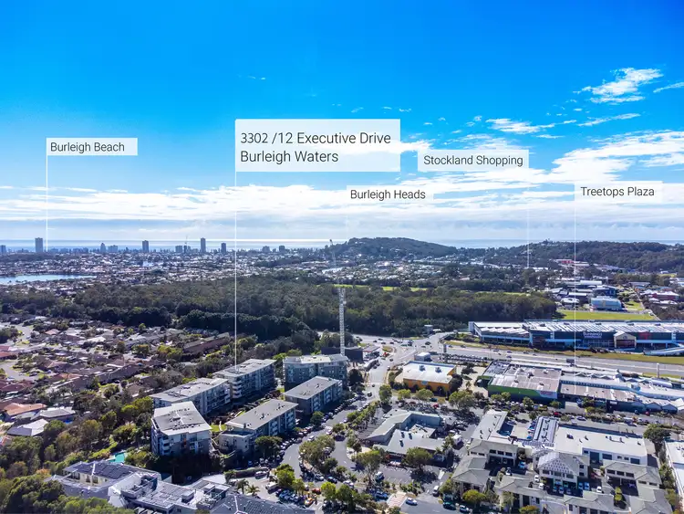 Fifth view of Homely apartment listing, 3302/12-14 Executive Drive, Burleigh Waters QLD 4220