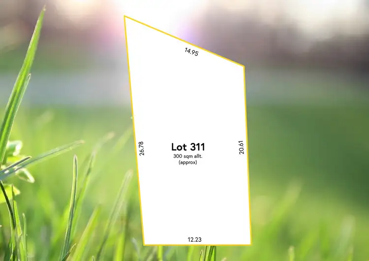 Lot 311/ Burcombe Street, Elizabeth Vale SA 5112