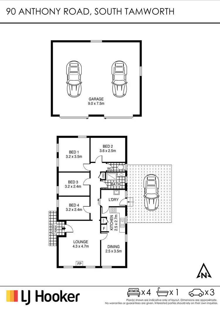 Third view of Homely house listing, 90 Anthony Road, Tamworth NSW 2340