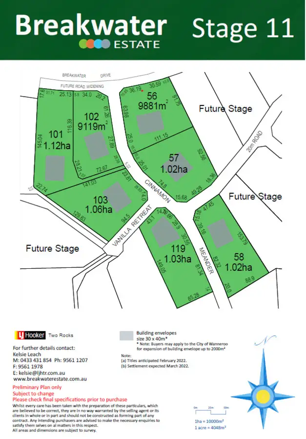 Fifth view of Homely land listing, Lot 103/ Cinnamon Meander, Two Rocks WA 6037