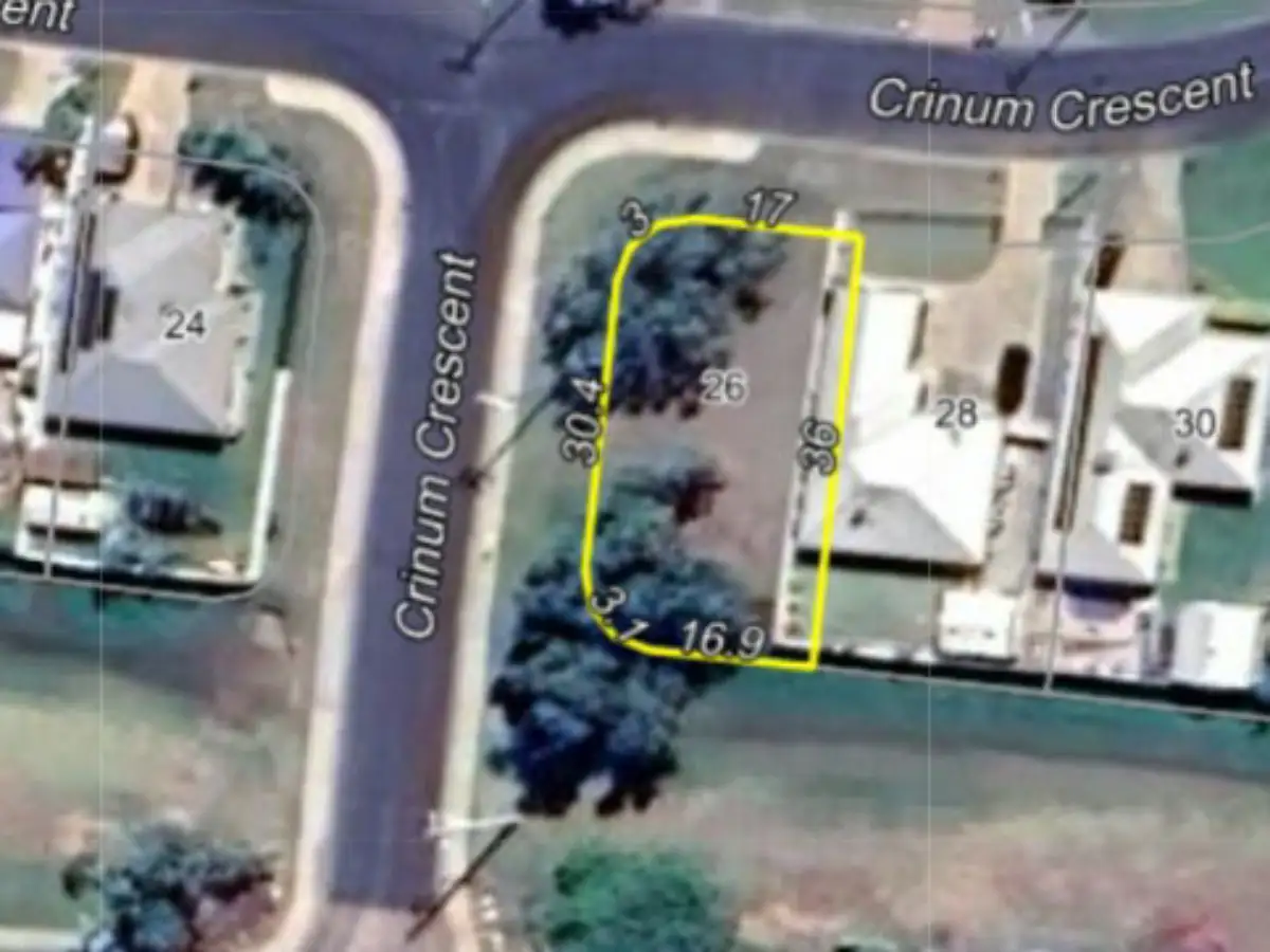 Main view of Homely land listing, 26 Crinum Crescent, Emerald QLD 4720