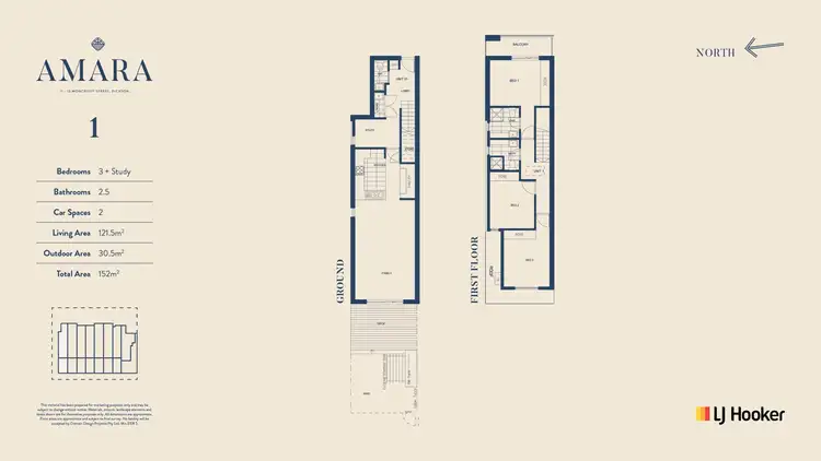 Second view of Homely townhouse listing, 1/11 Moncrieff Street, Dickson ACT 2602