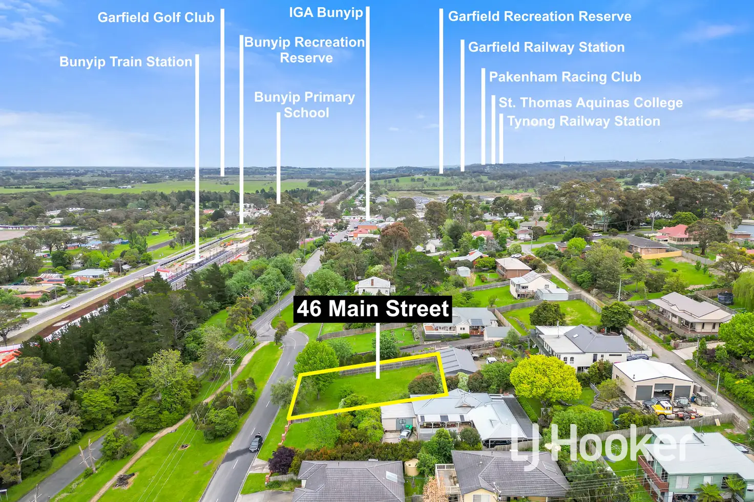 Main view of Homely land listing, 46 Main Street, Bunyip VIC 3815