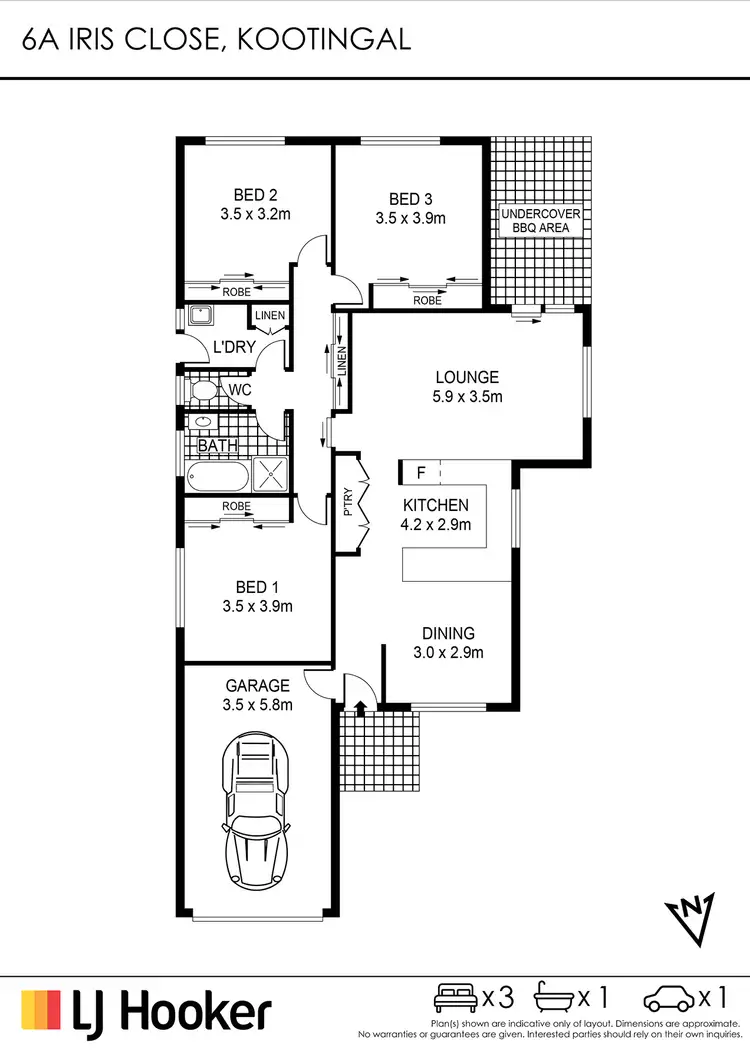 Second view of Homely house listing, 6a Iris Close, Kootingal NSW 2352