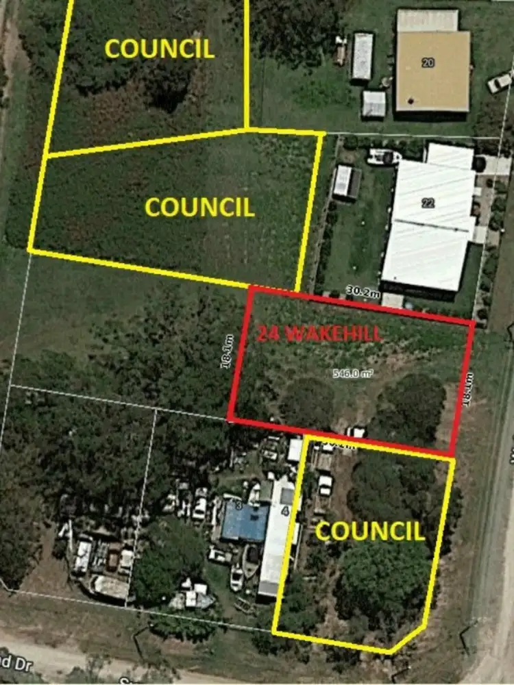 Main view of Homely land listing, 24 WAKEHILL ROAD, Russell Island QLD 4184