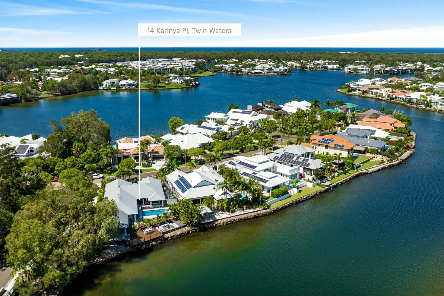 Main view of Homely house listing, 14 Karinya Place, Twin Waters QLD 4564
