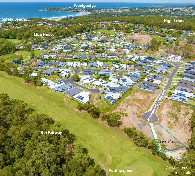 Main view of Homely land listing, Lot 194 Humpback Crescent, Safety Beach NSW 2456