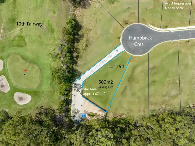 Third view of Homely land listing, Lot 194 Humpback Crescent, Safety Beach NSW 2456