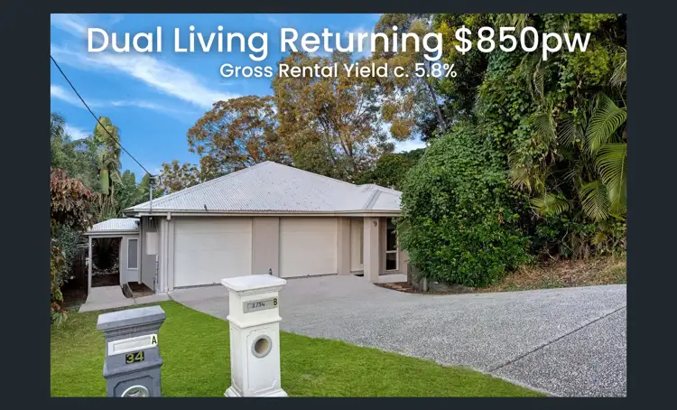 Main view of Homely semi-detached listing, 34 Bingo Street, Holmview QLD 4207