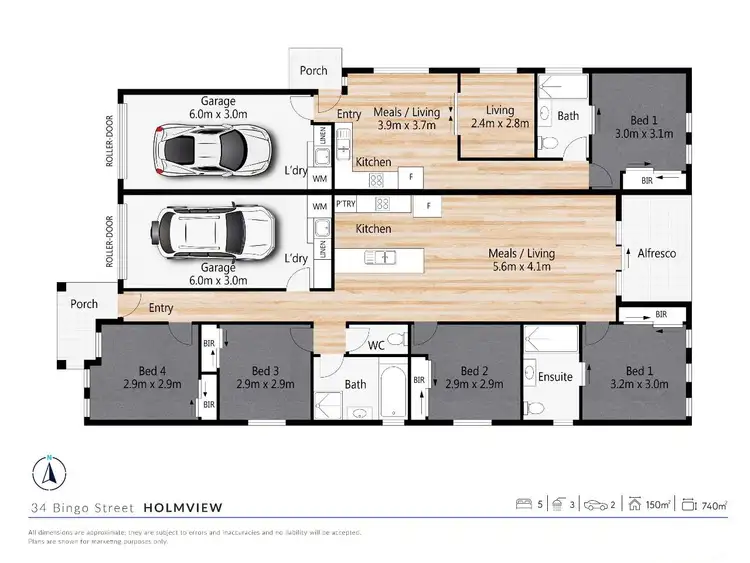 Third view of Homely semi-detached listing, 34 Bingo Street, Holmview QLD 4207