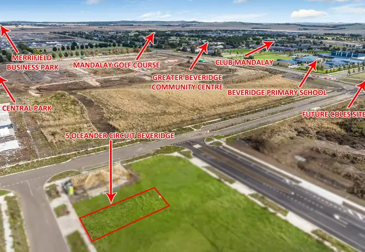 Second view of Homely land listing, 5 Oleander Circuit, Beveridge VIC 3753